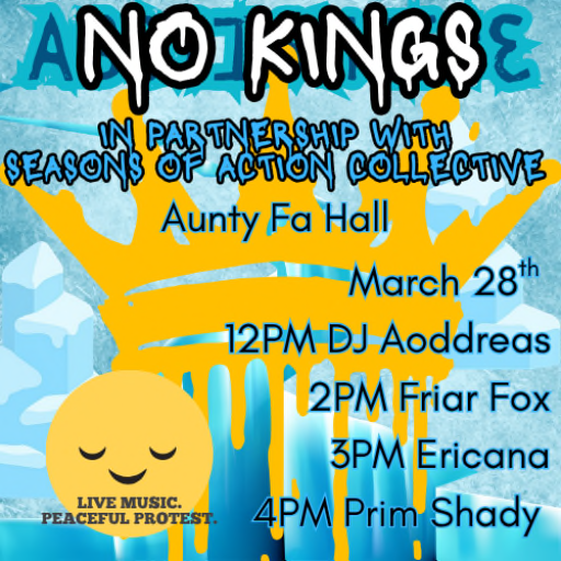 No Kings at Aunty Fa Hall